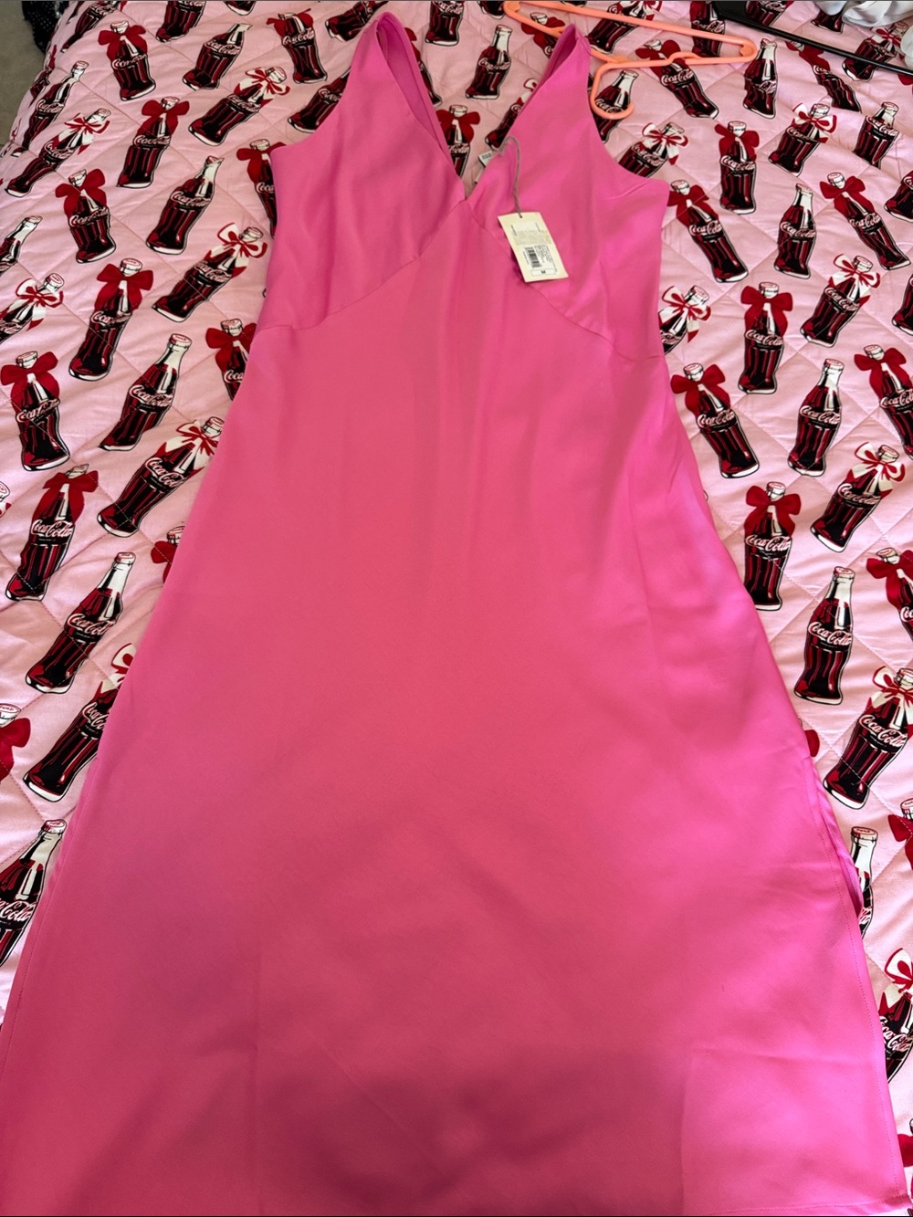 Target Pink V-Neck Slip Dress